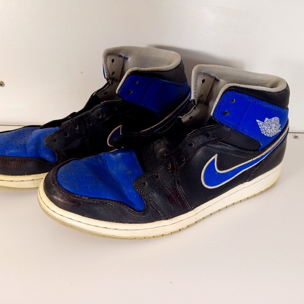 Jordan 1 Mid Royal Orgaldo Magic 554724-007 SZ 12